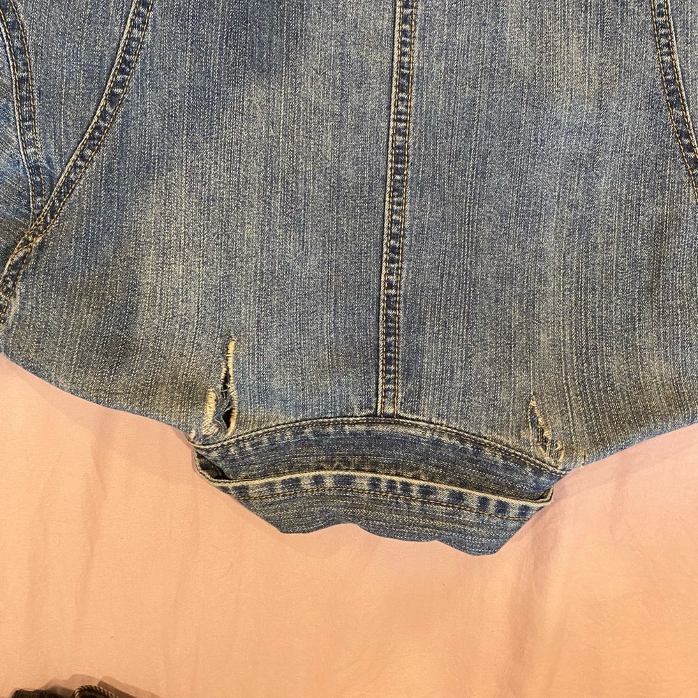 Vintage Button Denim Dress - Picture 4 of 5